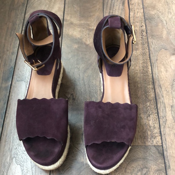 Chloe Lauren Espadrille Wedge Sandal - Picture 1 of 4